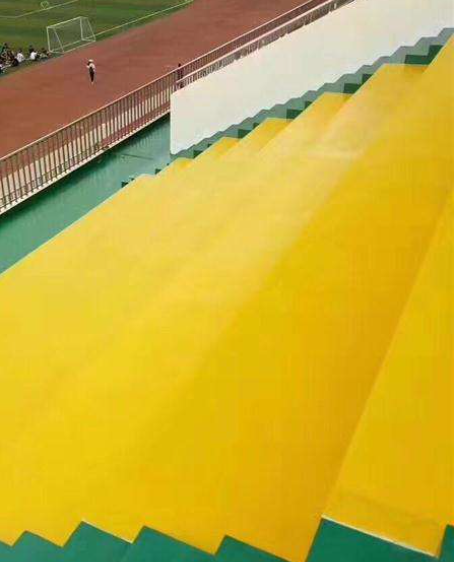 永兴球场台阶翻新修补改造